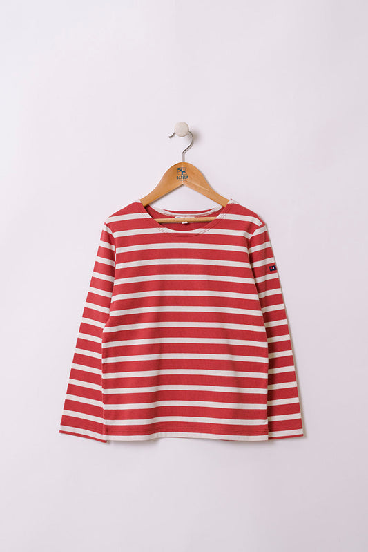 Long-sleeved striped cotton Marseillaise T-shirt - N2206 OUTLET