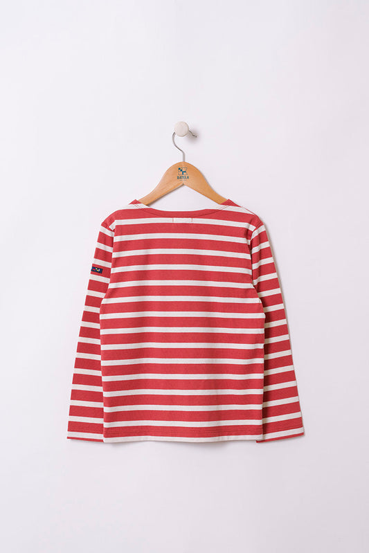 Long-sleeved striped cotton Marseillaise T-shirt - N2206 OUTLET