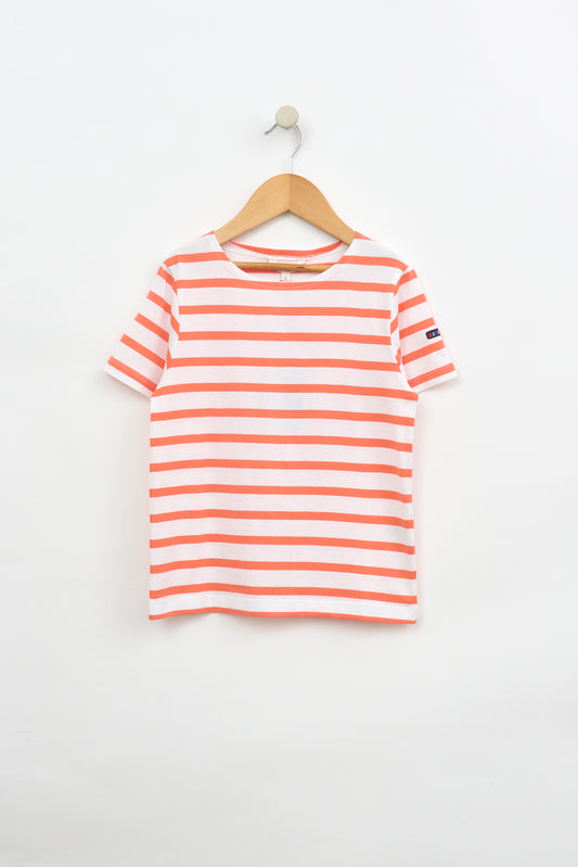 Camiseta marsellesa a rayas de algodón unisex