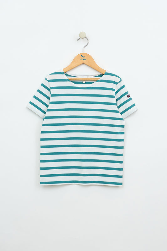 Camiseta marsellesa a rayas de algodón unisex