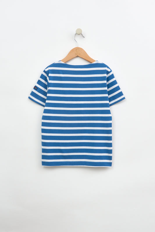 Camiseta marsellesa a rayas de algodón unisex