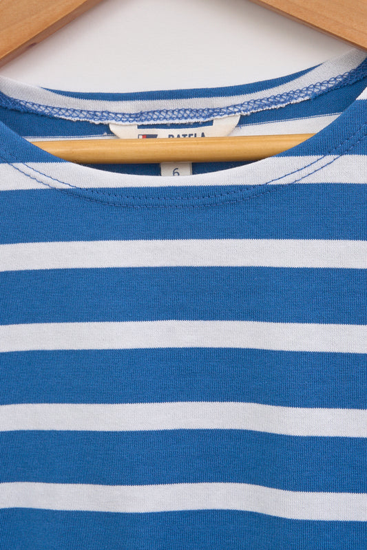 Camiseta marsellesa a rayas de algodón unisex