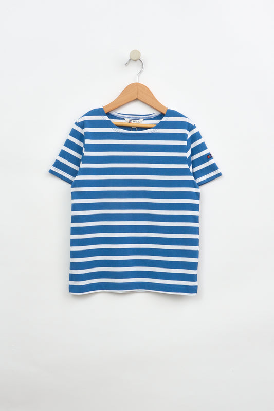 Camiseta marsellesa a rayas de algodón unisex