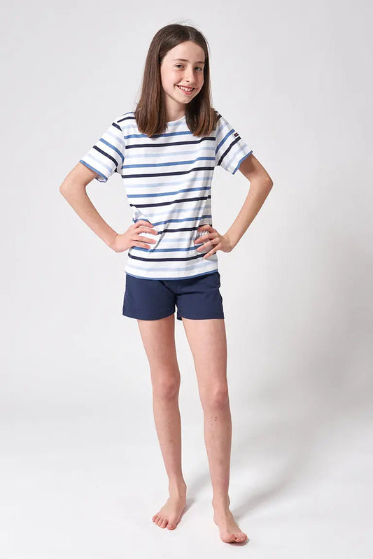 Marseille striped cotton short-sleeved T-shirt (OUTLET) SS25