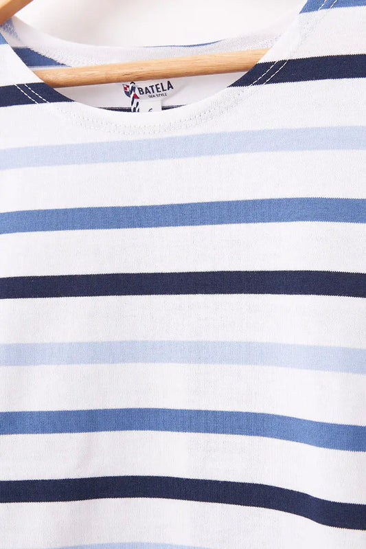 Marseille striped cotton short-sleeved T-shirt (OUTLET) SS25