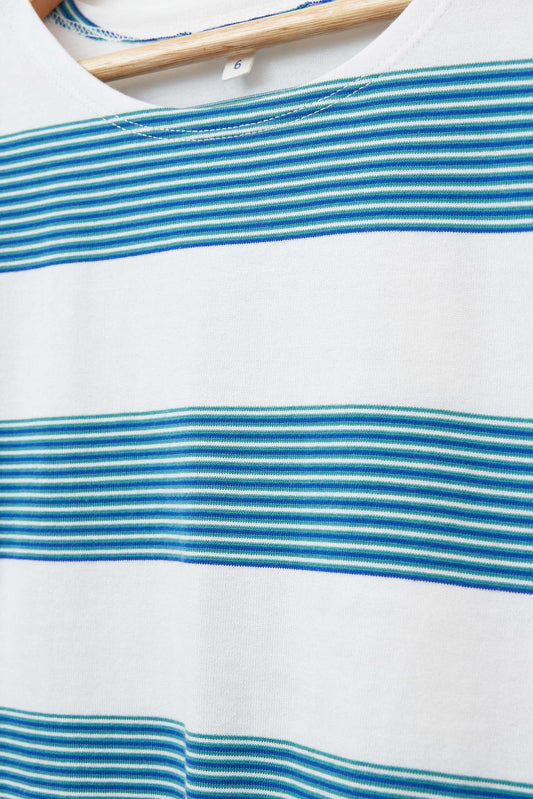 Marseille striped cotton short-sleeved T-shirt (OUTLET) SS25
