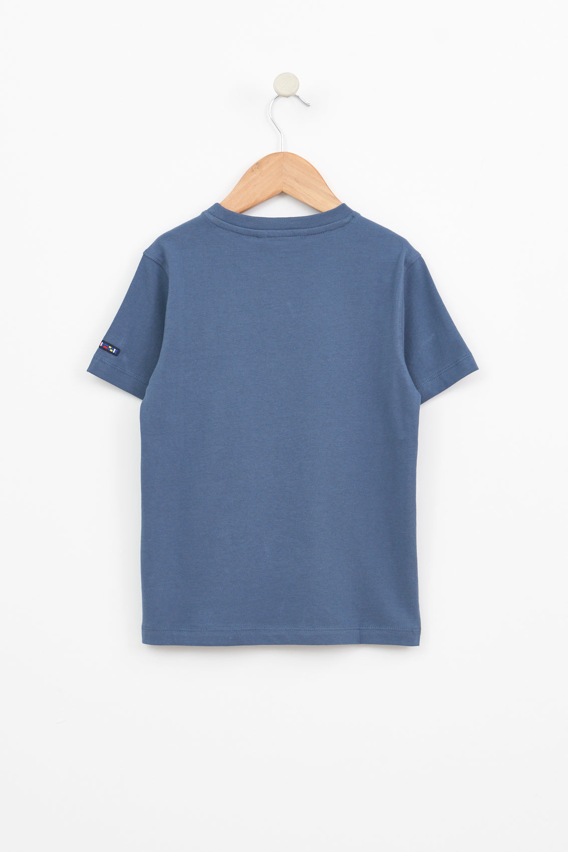 Short-sleeved cotton pocket surf t-shirt