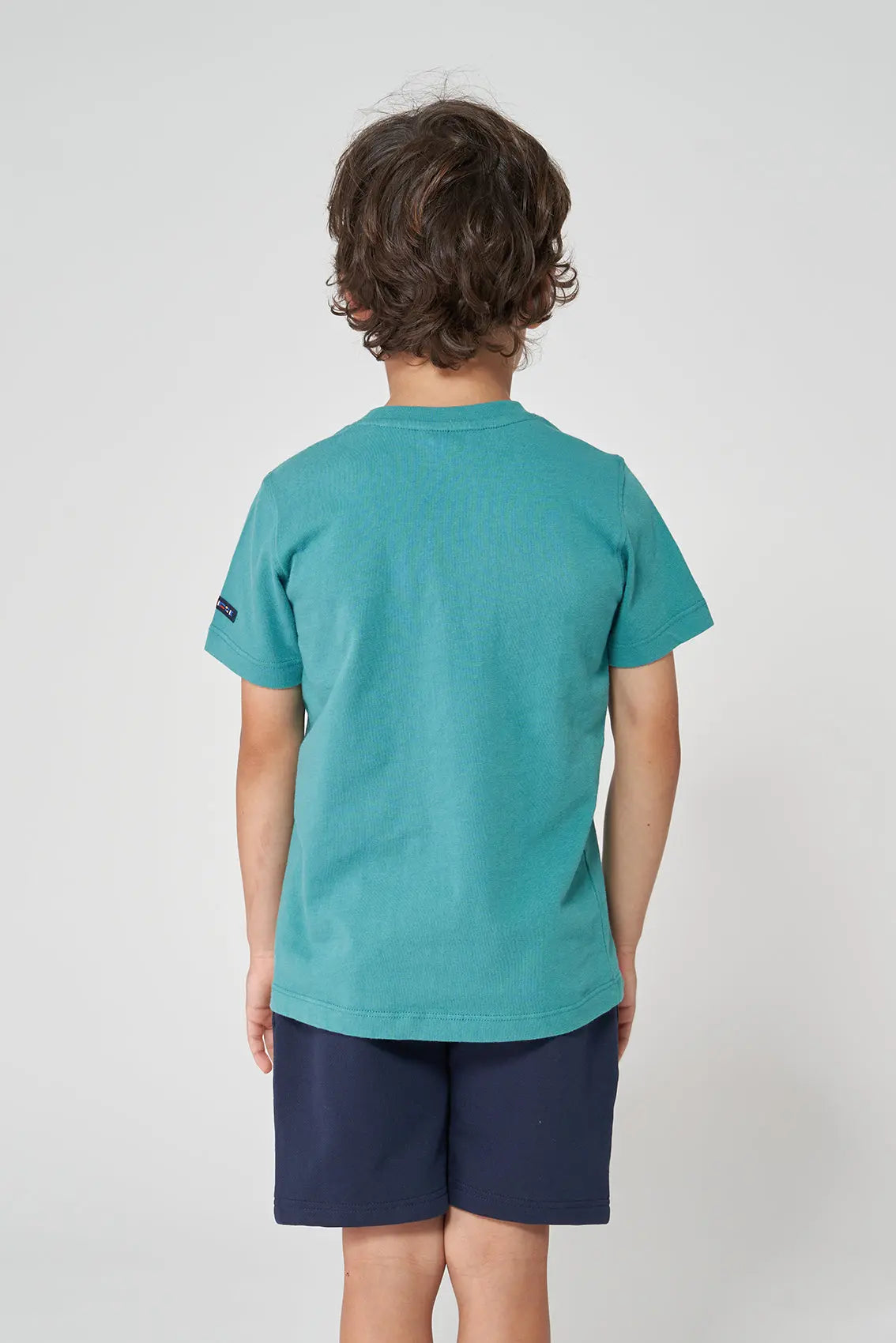Camiseta manga corta algodón bolsilo surf