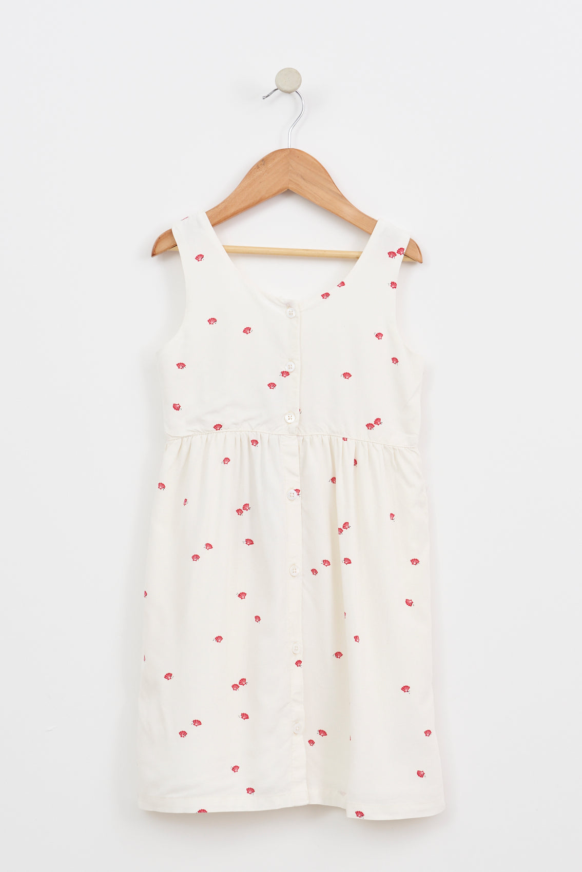 Viscose dress printed with sailor motifs