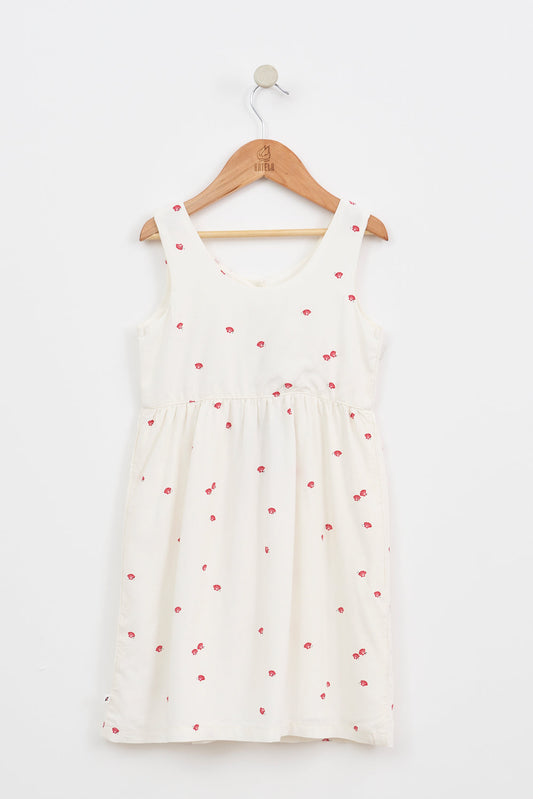 Robe fluide imprimée boutonnée