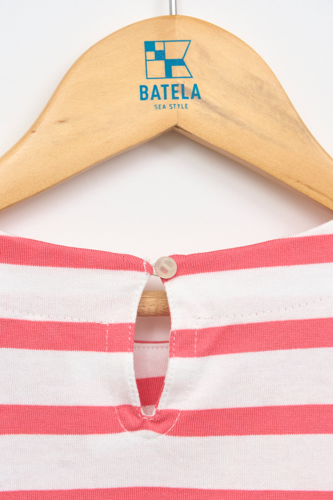 Robe marinière à  manches courtes rayée en jersey