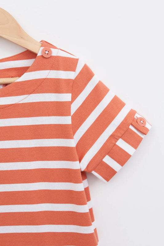 180g striped cotton dress