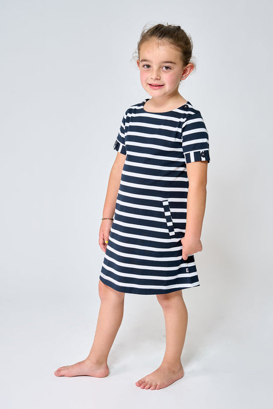 180g striped cotton dress
