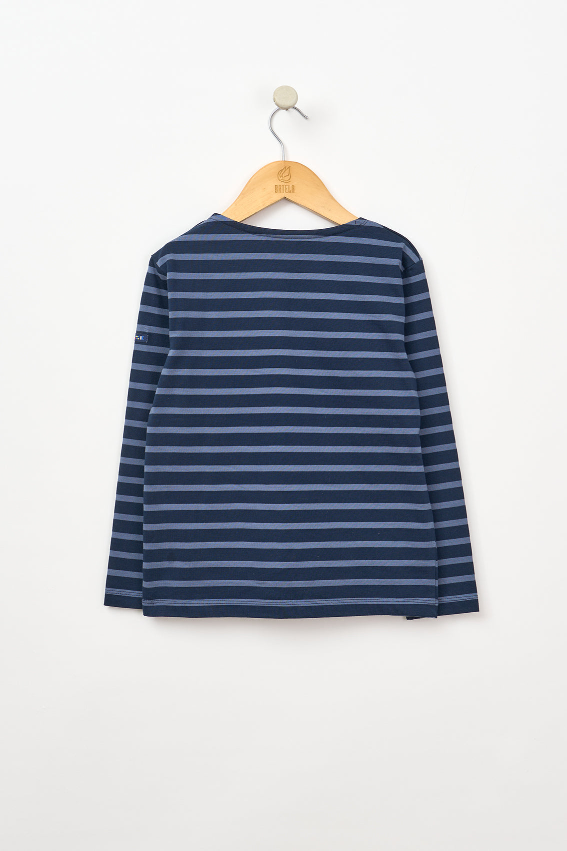 Kids’ long-sleeved striped sailor top