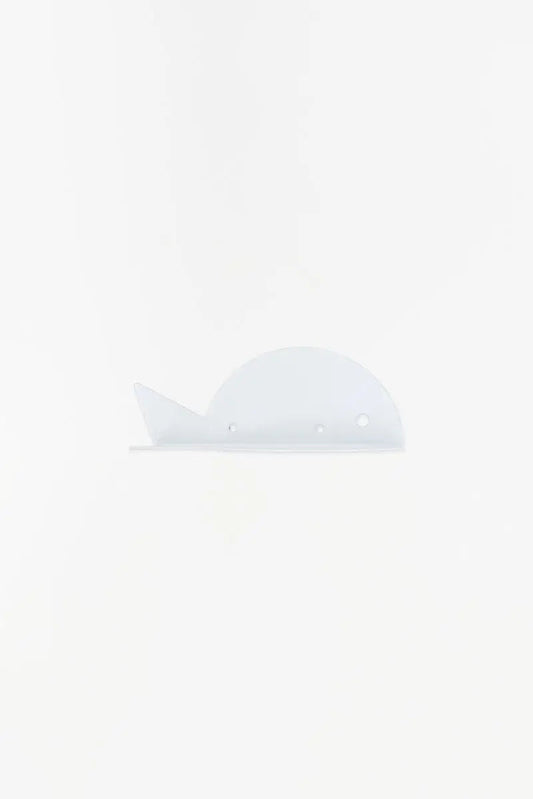 White fish-shaped shelf - D2208