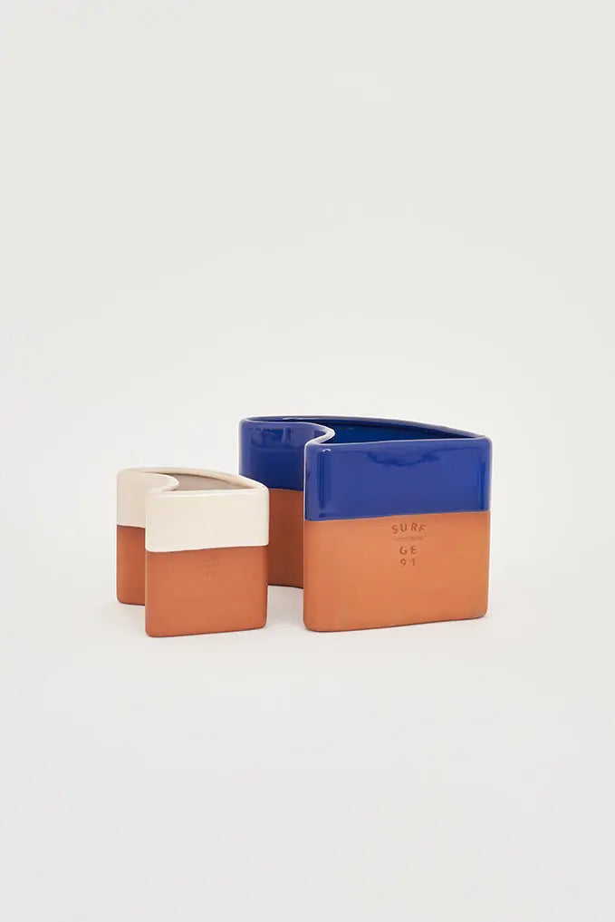 Ola decorativa de cerámica pequeña Batela Deco 2024