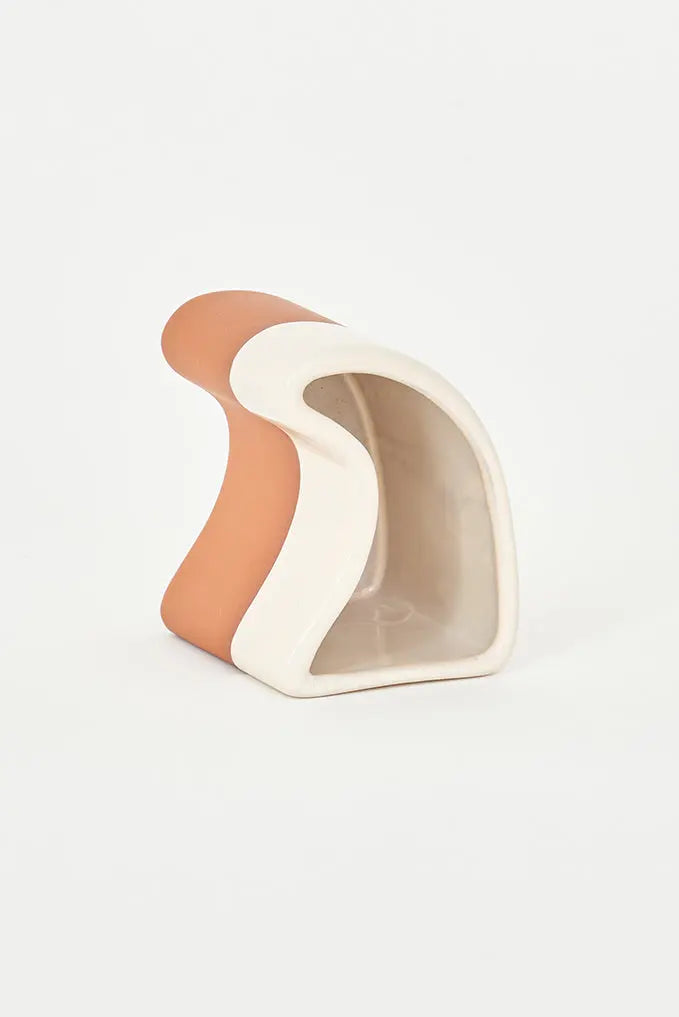 Ola decorativa de cerámica pequeña Batela Deco 2024