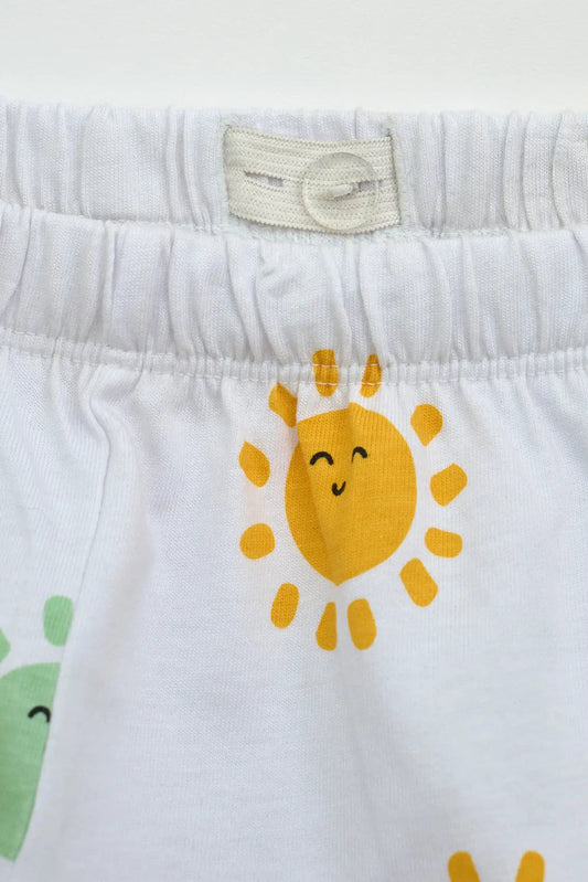 Pack of 3 baby pants in 100% cotton