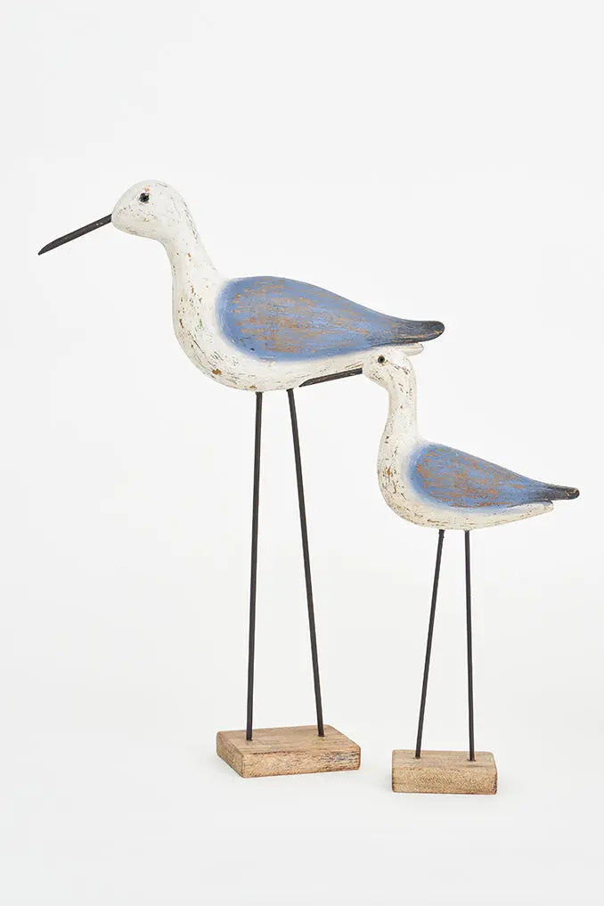 Pájaro marino con base de madera pequeña Batela Deco 2024