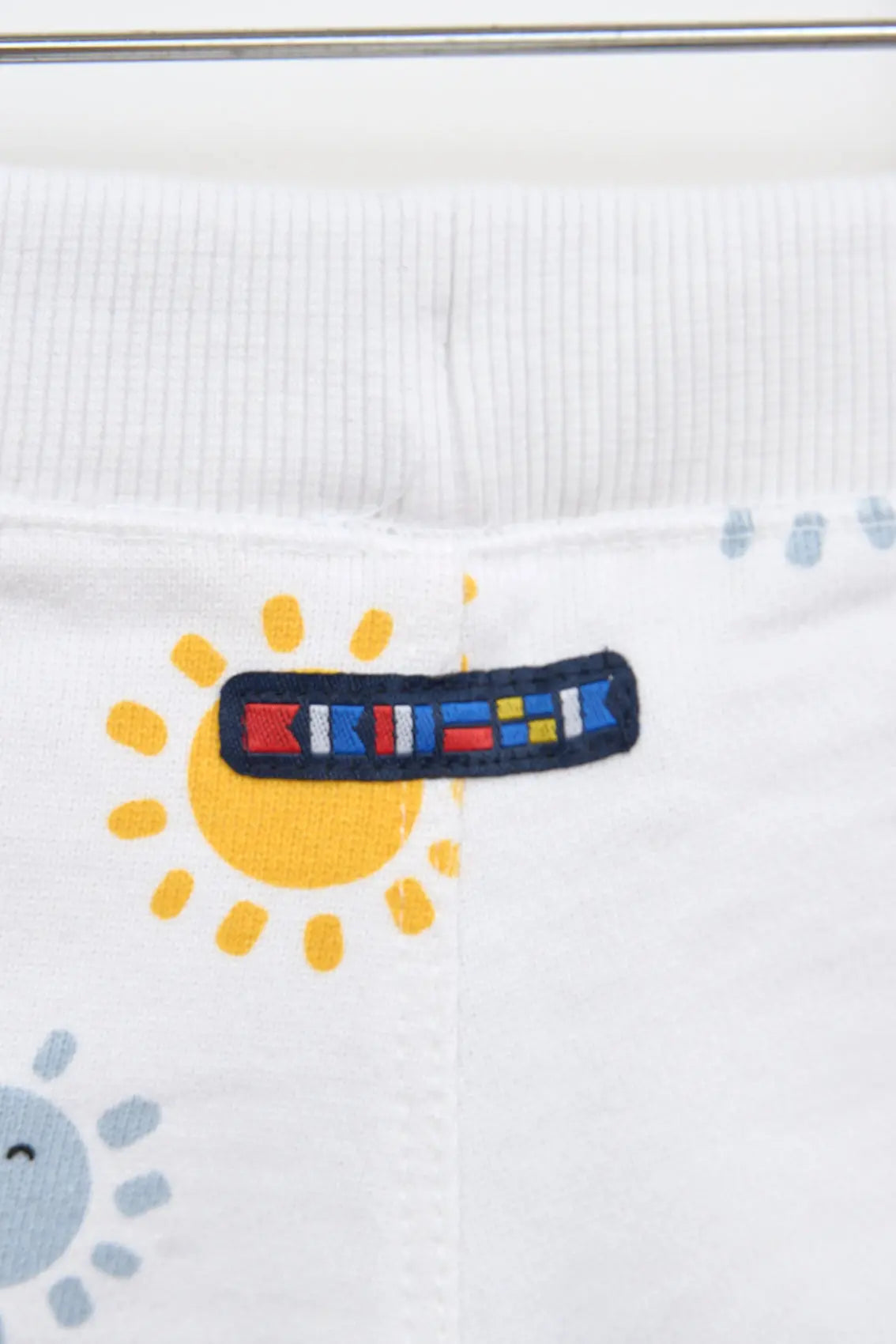 Printed terry cotton baby shorts