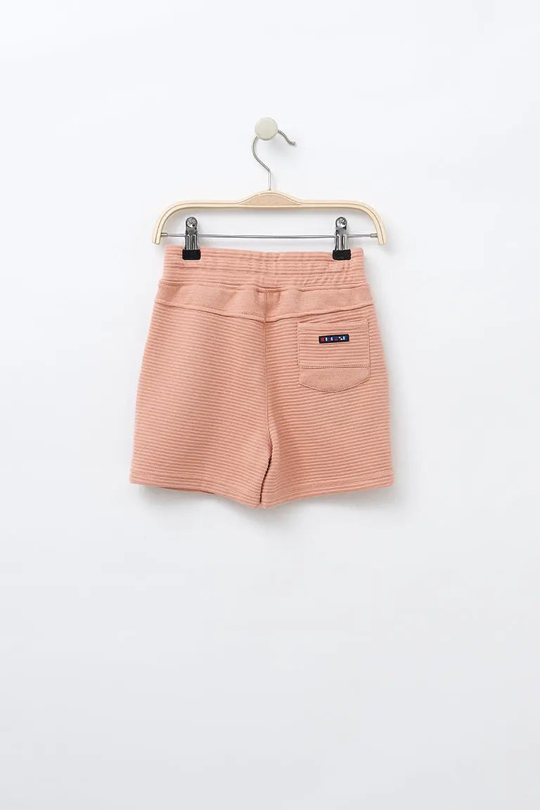 Terry boy's shorts with anchor