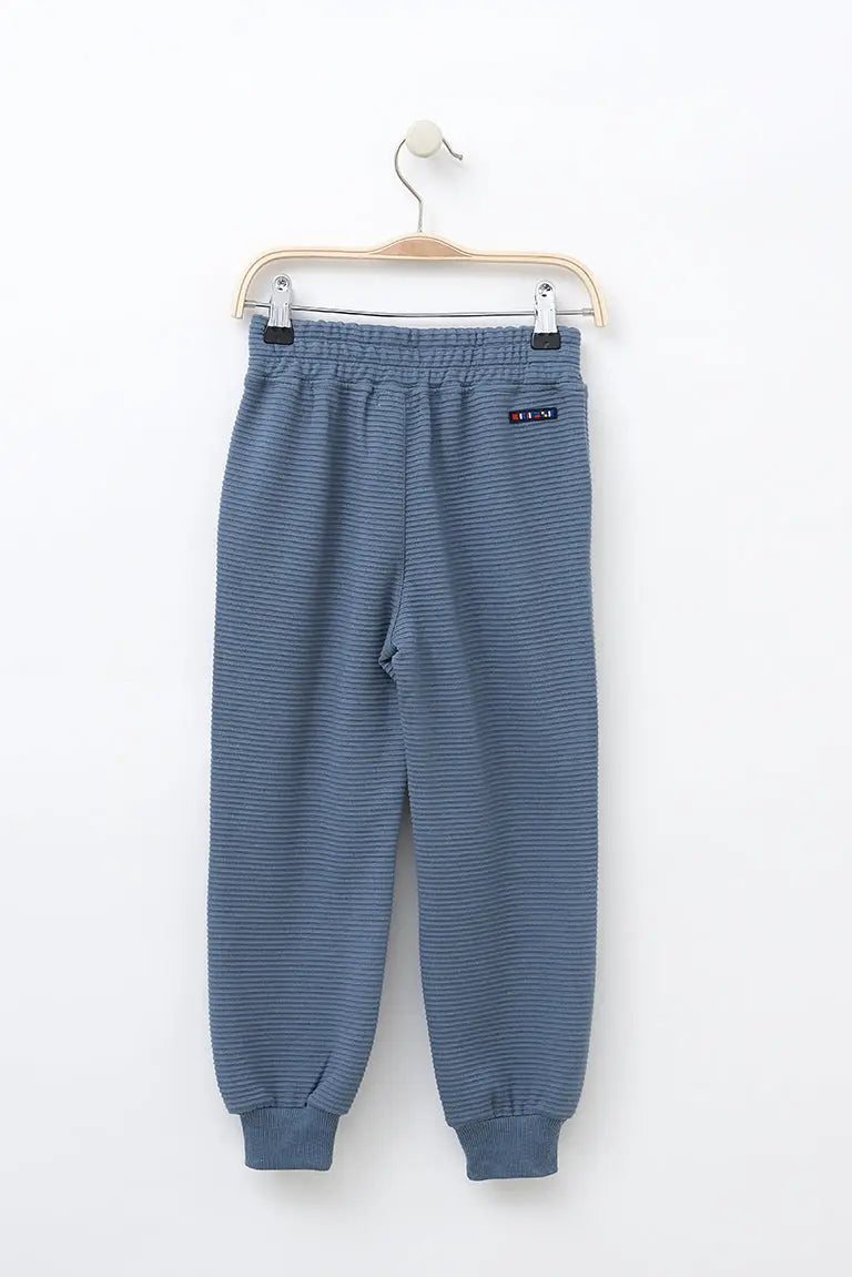 Boys' terry trousers with anchor