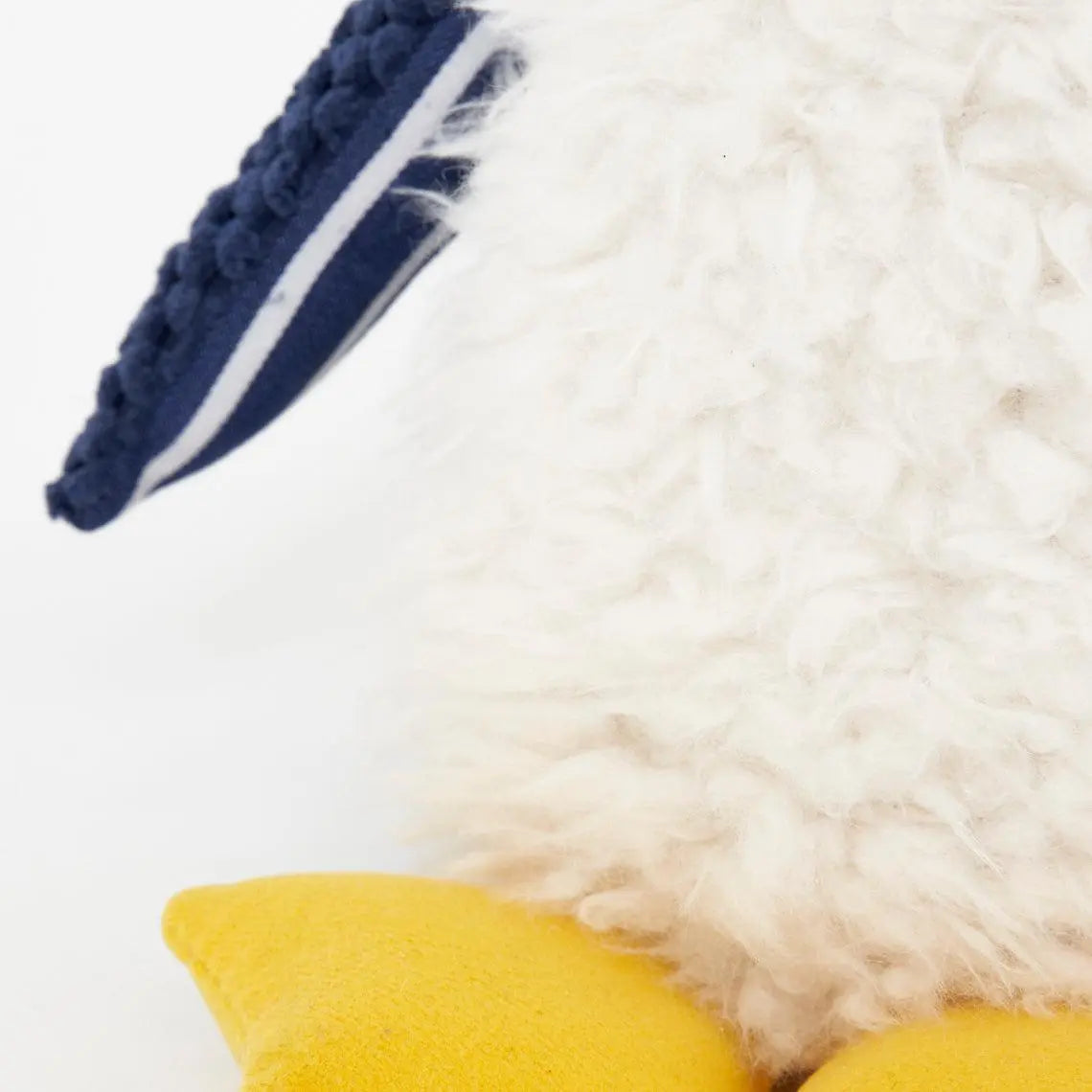 Peluche de Pingüino blanco, azul y amarillo 29 cm - D2278 Decoración Náutica Batela