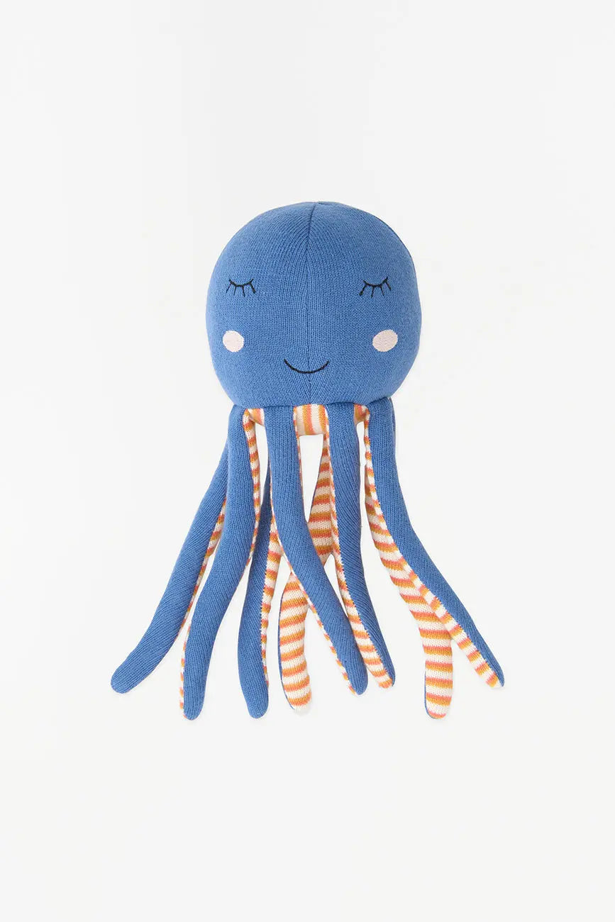 Peluche forma de pulpo en algodón