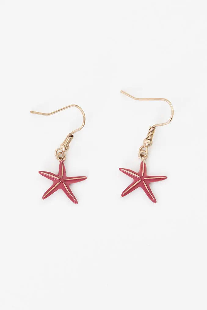 Pendientes estrella de mar