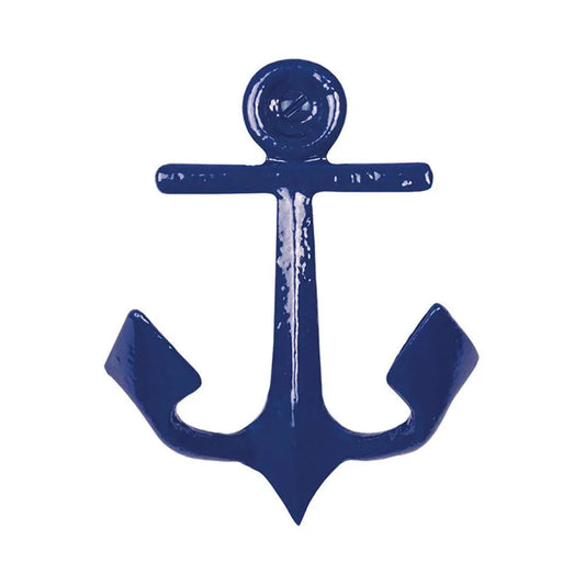 Perchero ancla lacado en azul - D846A Batela