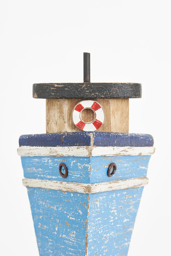 Perchero barco pesquero de madera Batela Deco 2024