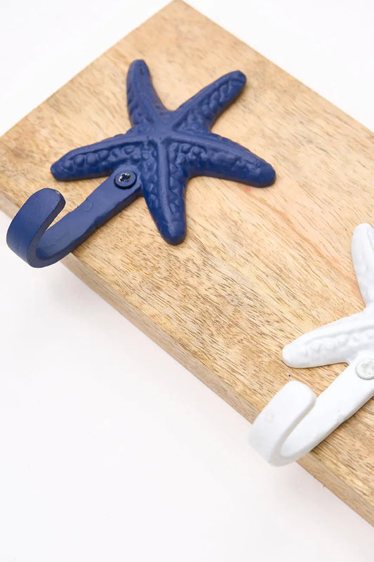 Perchero con tres colgadores estrellas de mar