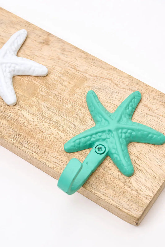 Perchero con tres colgadores estrellas de mar