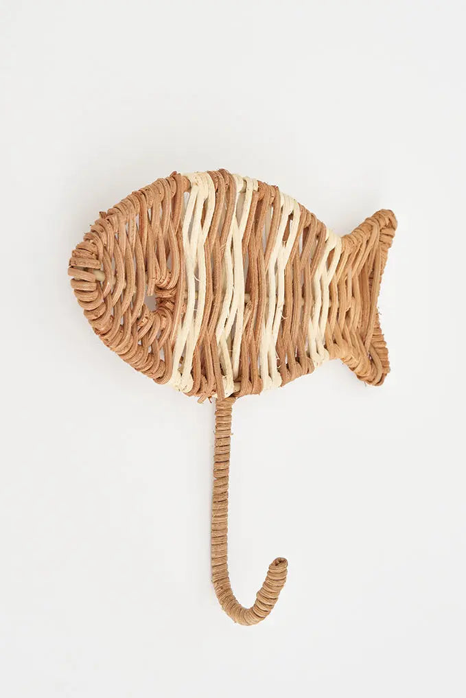 Perchero de ratán forma de pez Batela Deco 2024