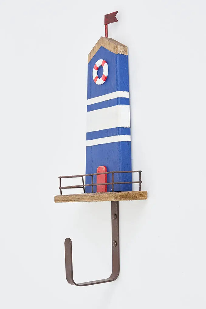 Porte-manteau simple en forme de phare Décoration nautique