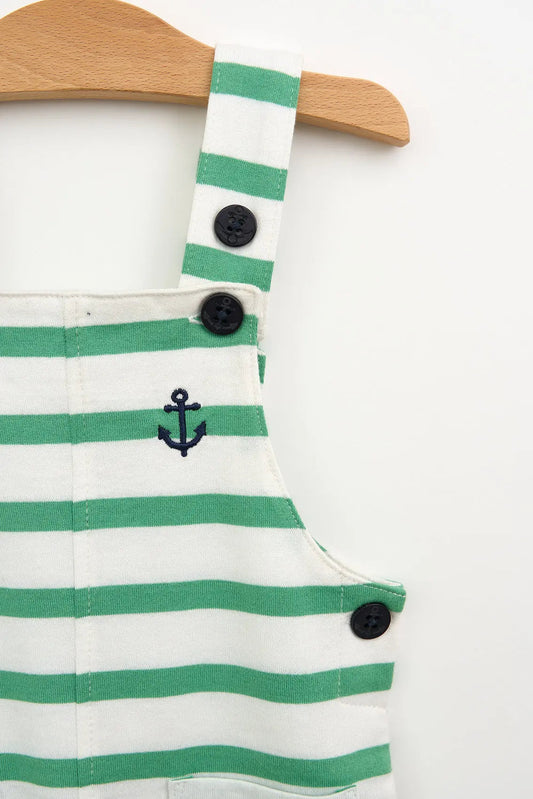 Peto de bebé con detalles marineros