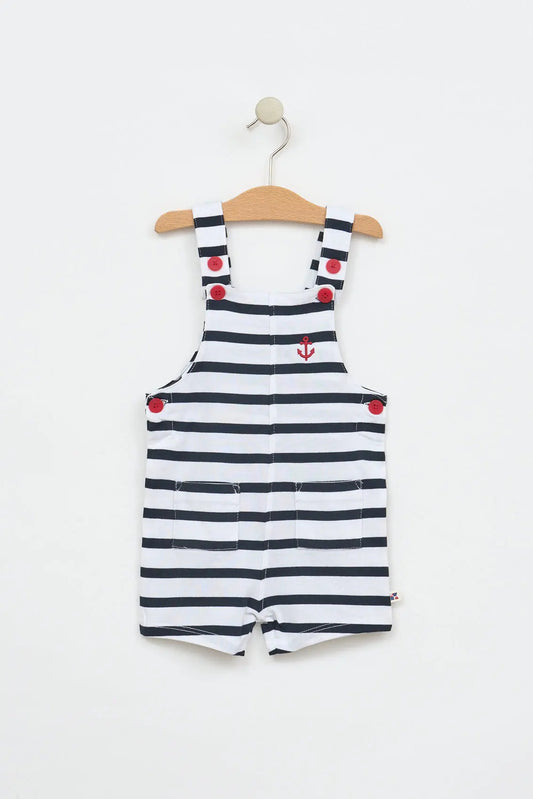 Peto de bebé con detalles marineros