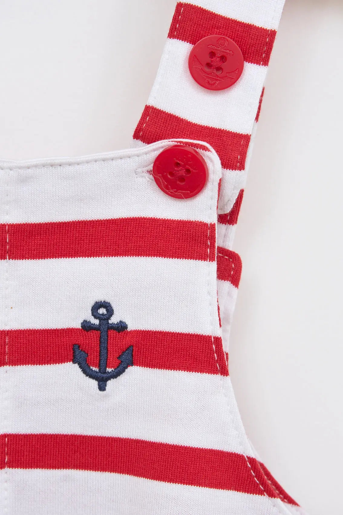 Peto de bebé con detalles marineros