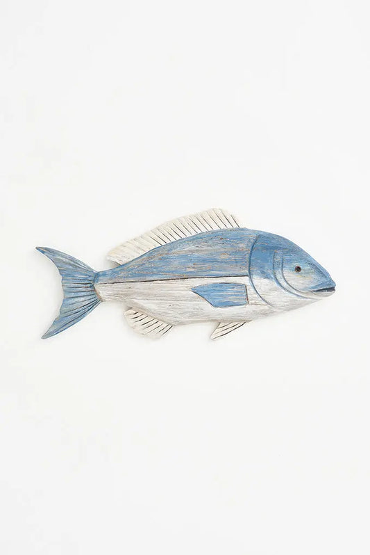 Large wooden fish for wall