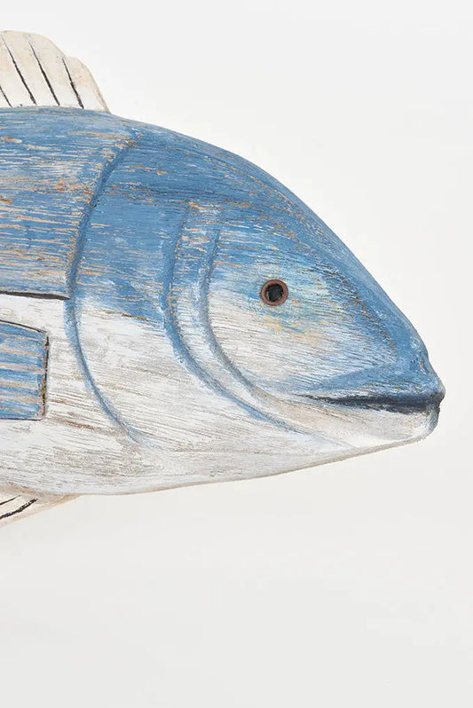 Large wooden fish for wall