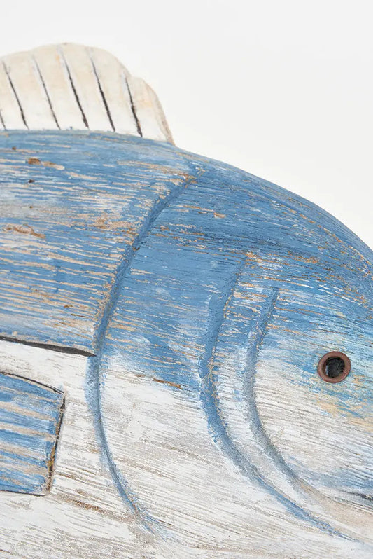 Large wooden fish for wall