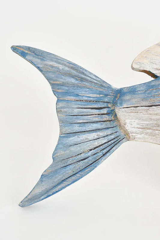 Large wooden fish for wall