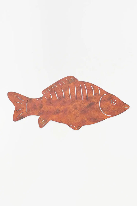 Pez decorativo pared fabricado en hierro