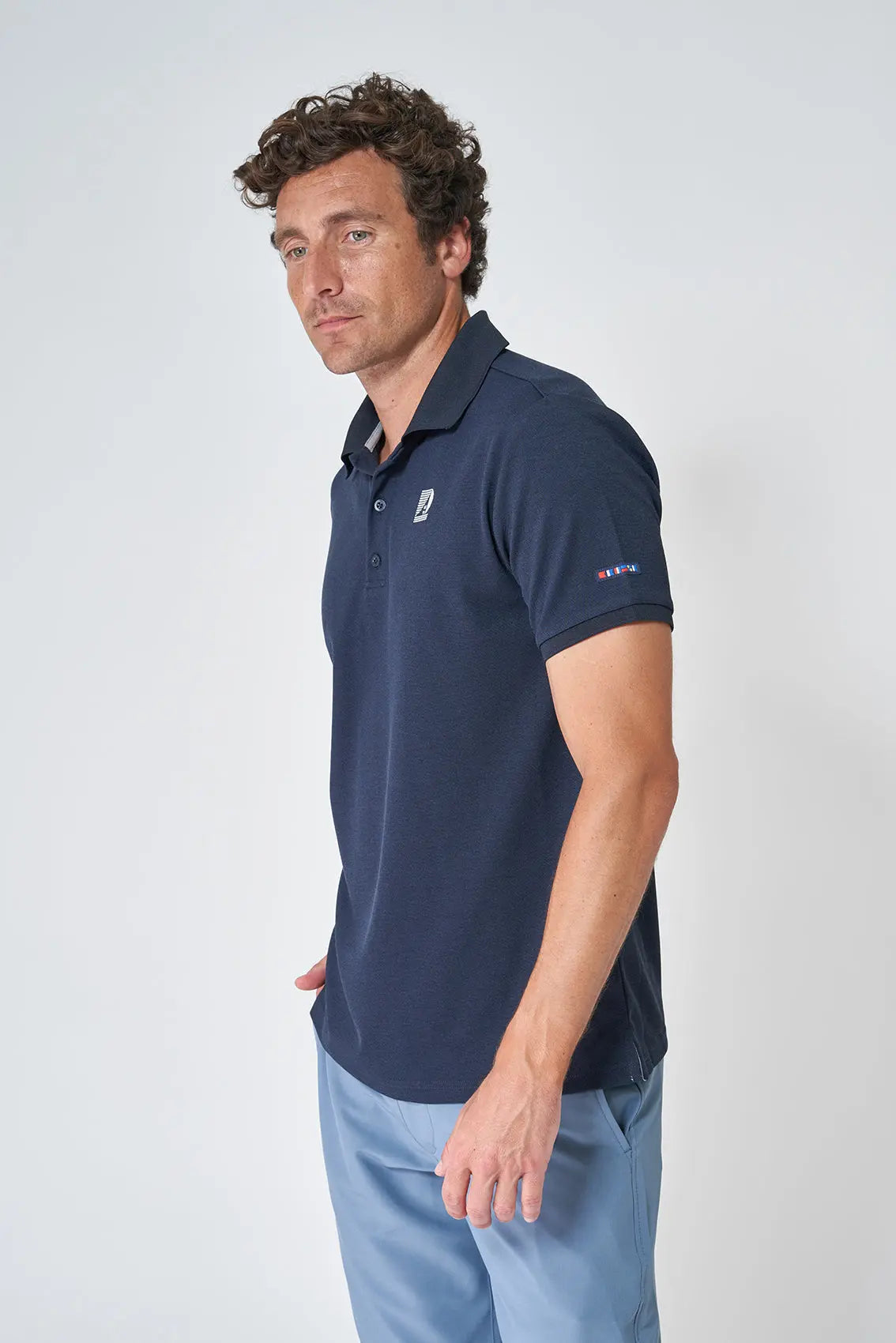 Polo de punto piqué de manga corta