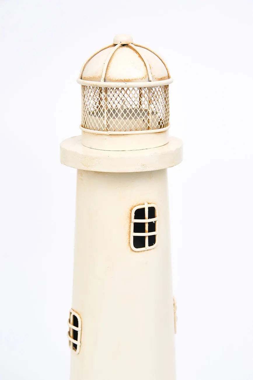 Portavelas de metal envejecido