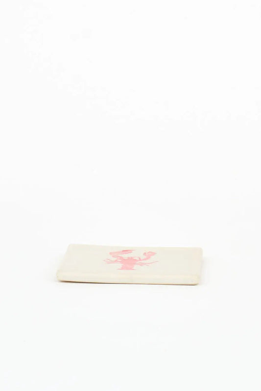 Ceramic lobster coaster