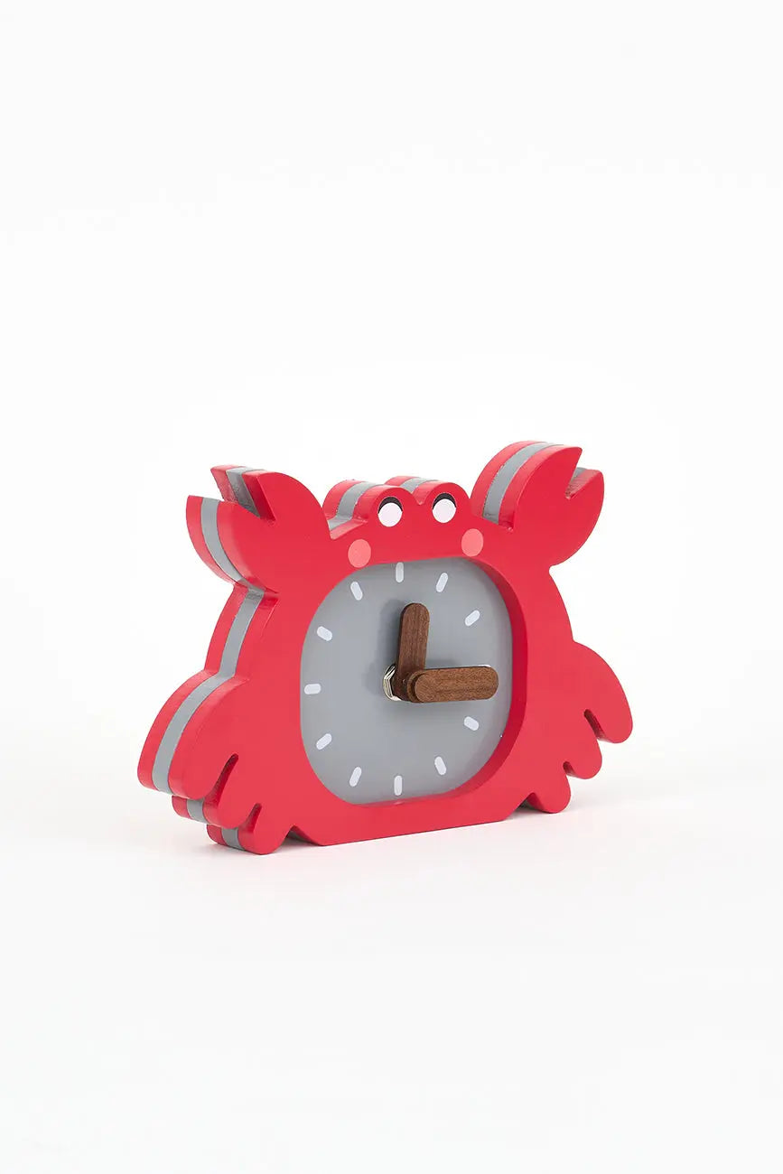 reloj para niñ@ con forma de cangrejo