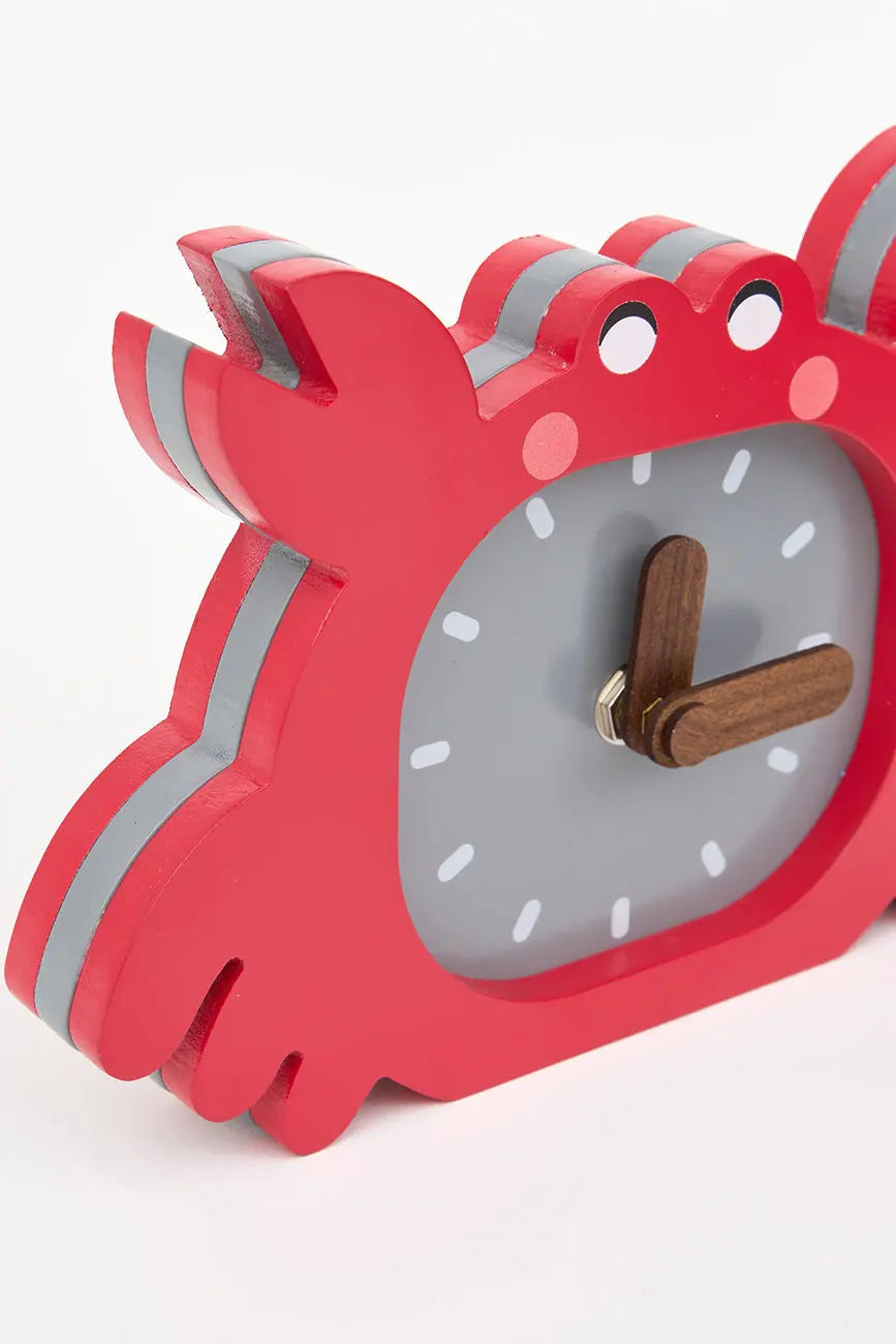reloj para niñ@ con forma de cangrejo
