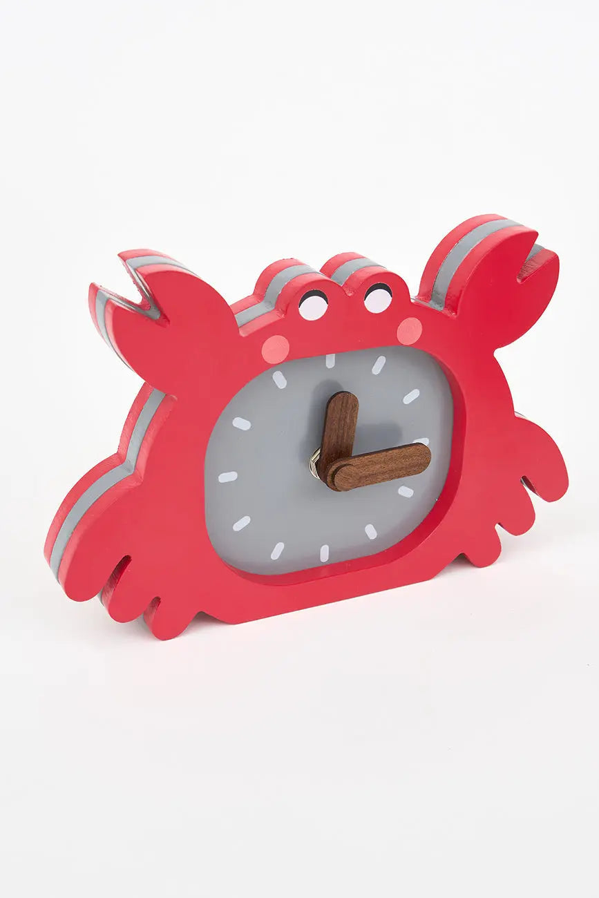 reloj para niñ@ con forma de cangrejo