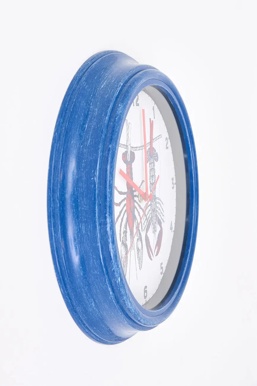 Reloj con diseño de langostas